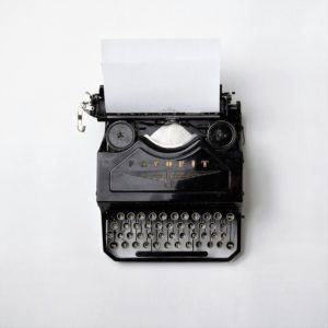 Blog, typewriter, blogging, writing